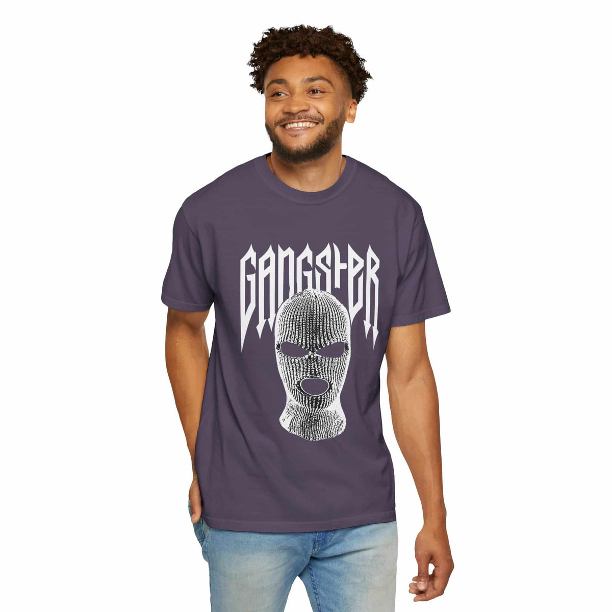 Gangster Mask Unisex Garment-Dyed T-shirt image 91