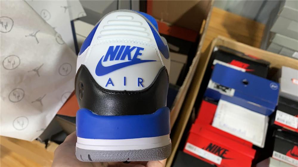 AJ 3 Fragment White Blue Shoes Sneakers - nk0000859 image 15