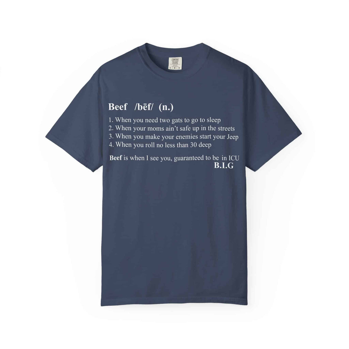 Beef Definition Unisex Garment-Dyed T-shirt image 44