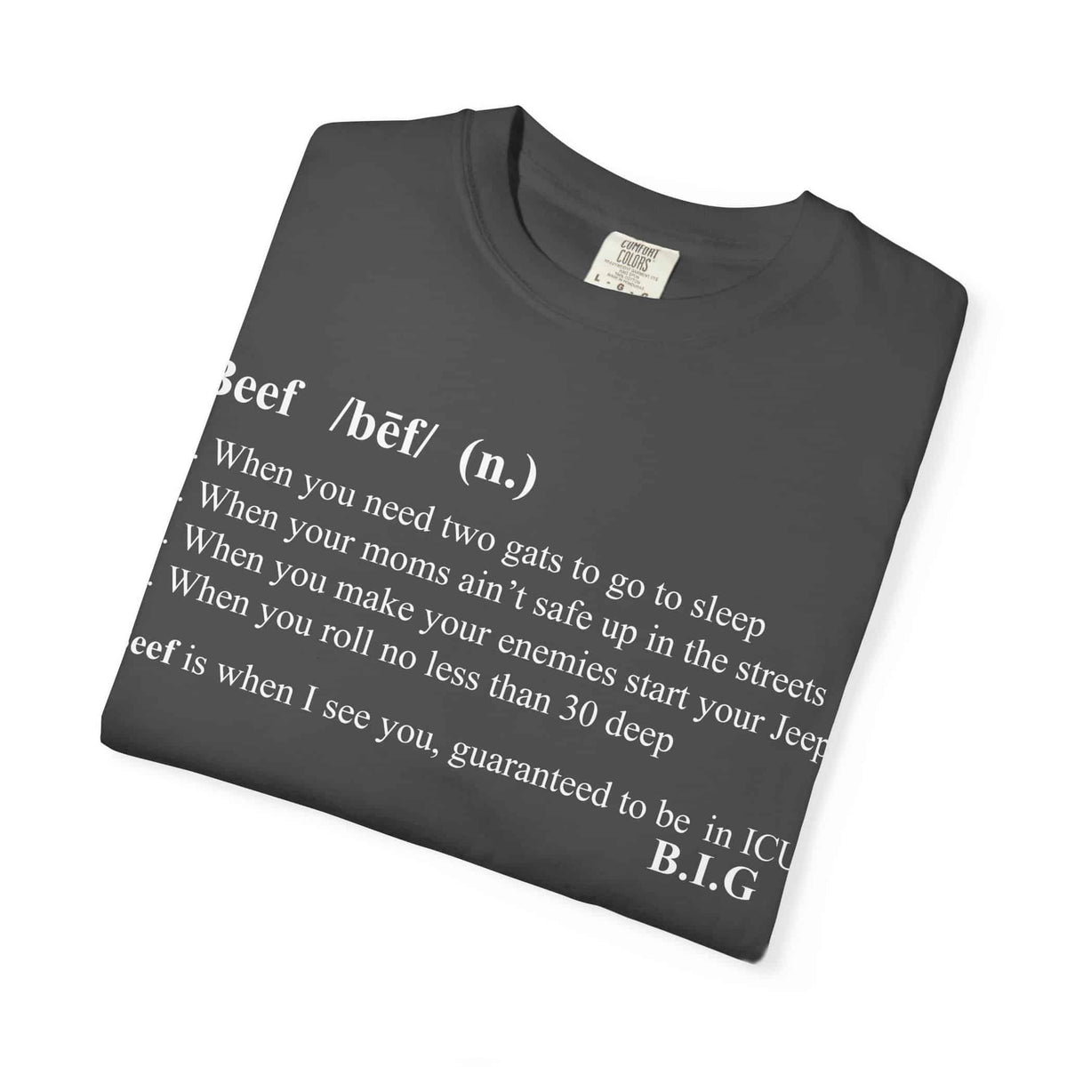 Beef Definition Unisex Garment-Dyed T-shirt image 54
