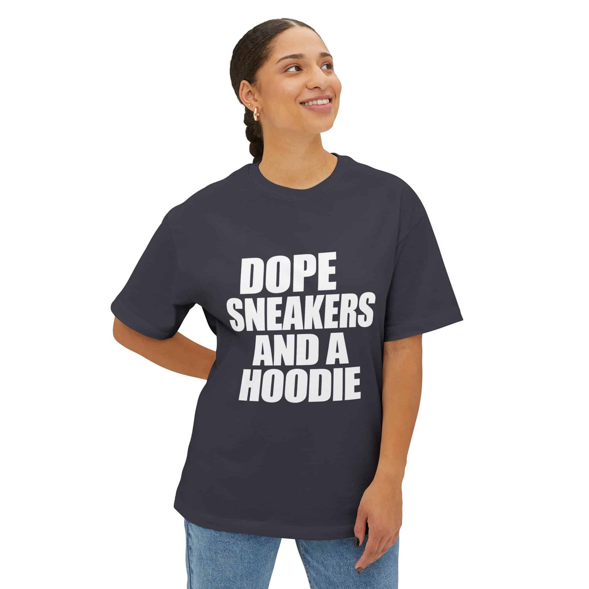 Graphic Print Unisex Oversized Boxy Tee - POD0036 image 19