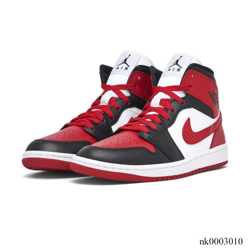 AJ 1 Mid Alternate Bred Toe Shoes Sneakers - nk0003010 image 3
