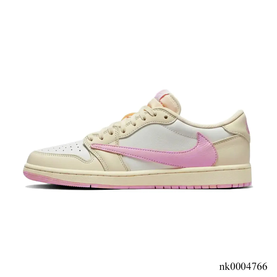 Travis Scott x AJ 1 Low OG Sail Shy Pink Shoes Sneakers – nk0004766 image 1
