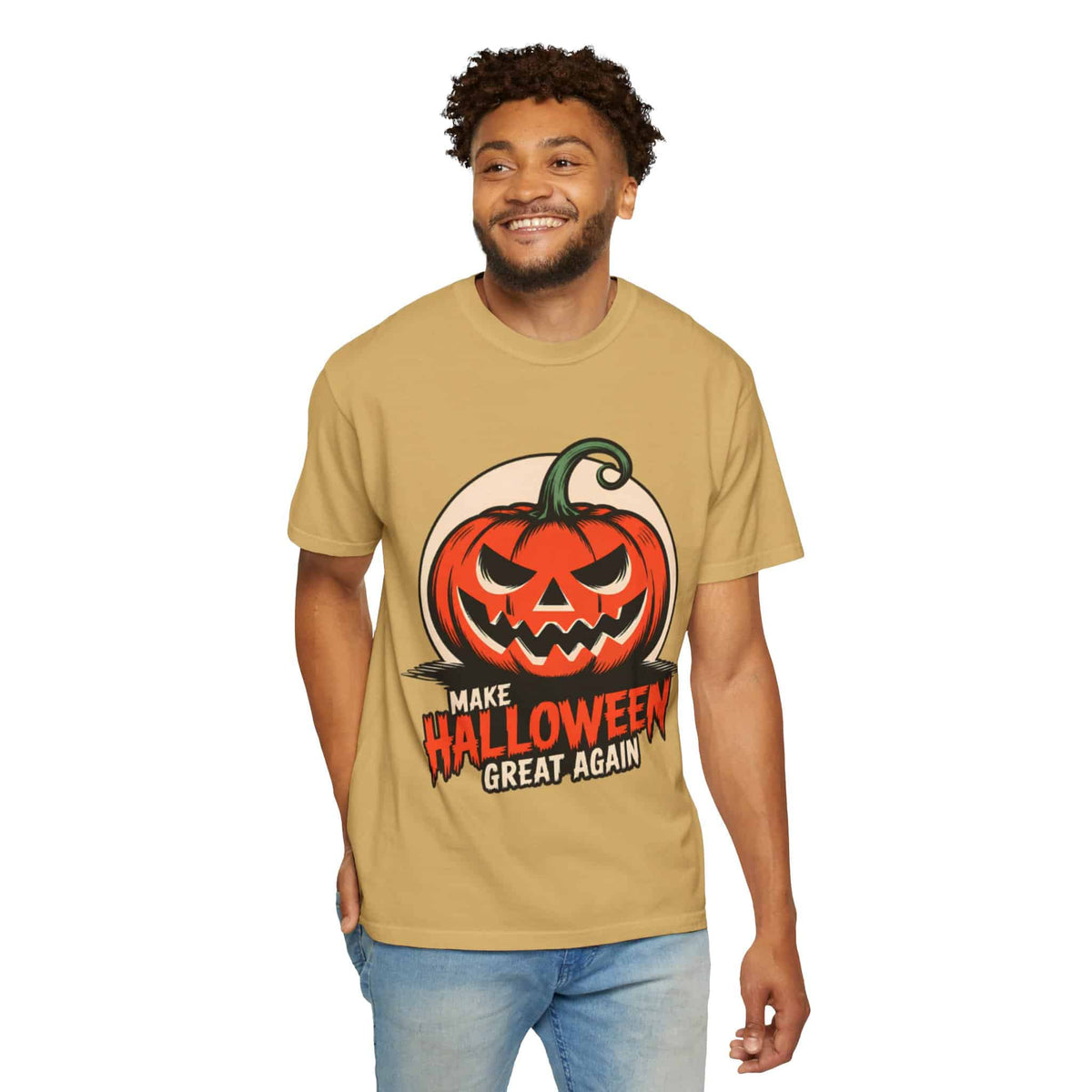 Make Halloween Great Again Unisex Garment-Dyed T-shirt image 62