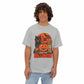 Midnight Cat Unisex Oversized Boxy Tee image 23