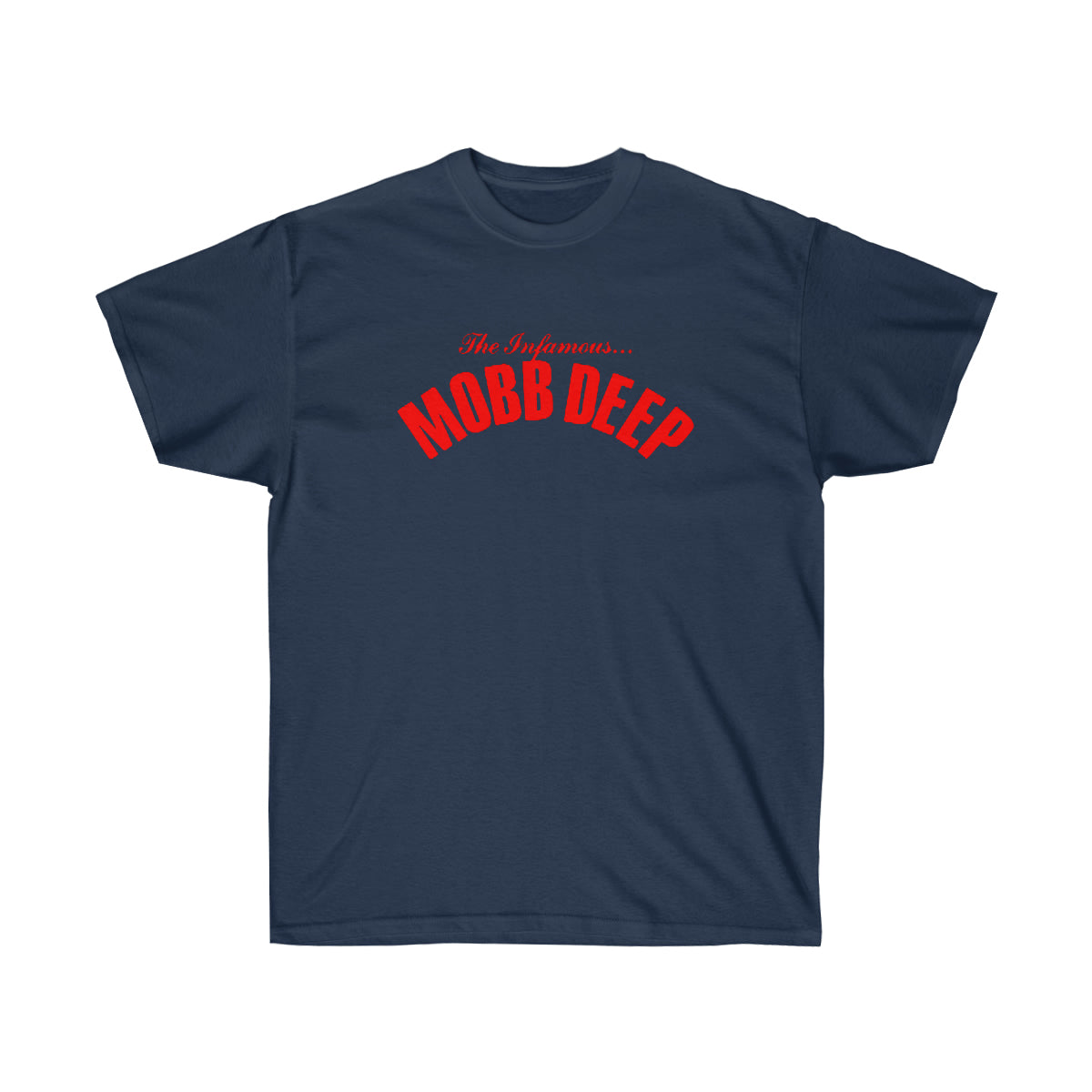 Infamous Red Men T-Shirt - Navy, 2XL image