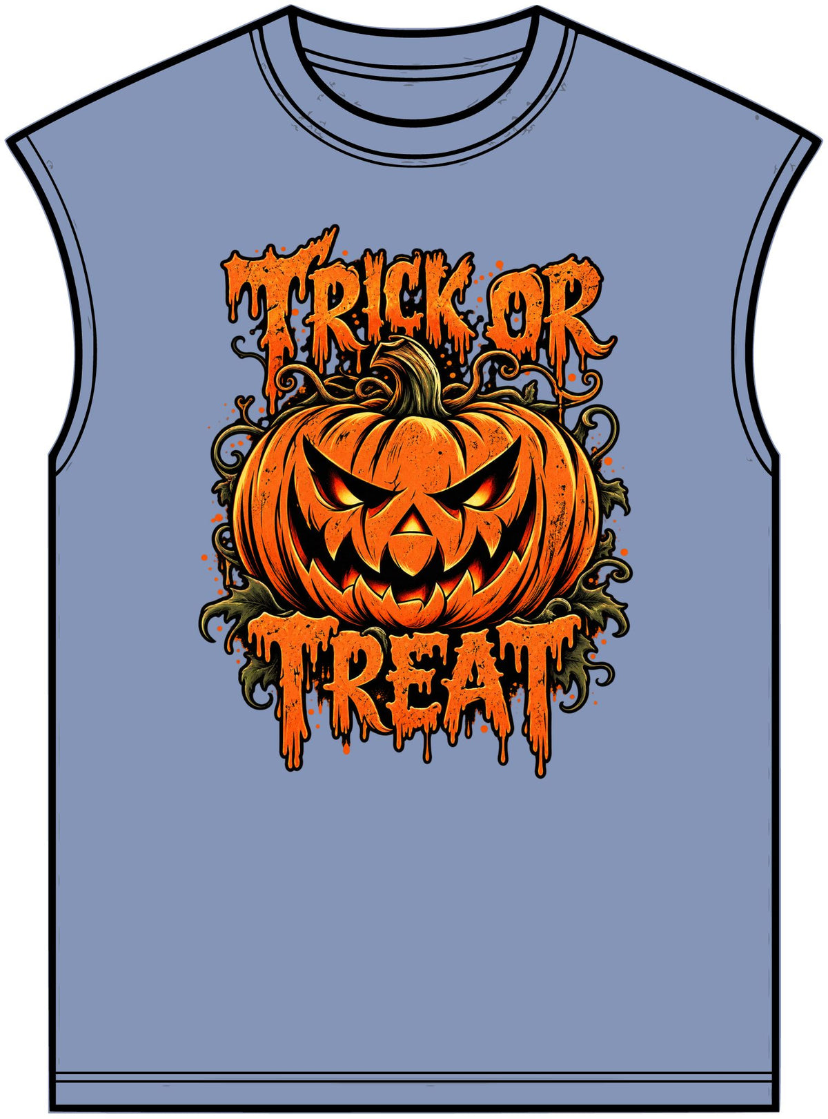 Trick or Treat Unisex Garment-Dyed Muscle Tee image