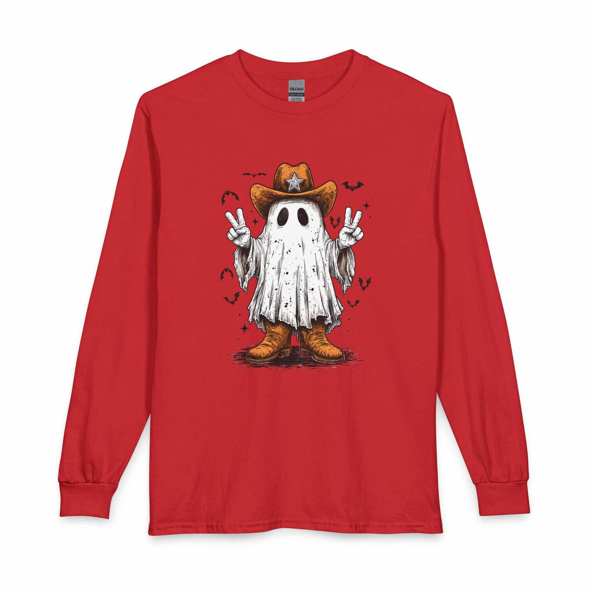 Howdy Ghost Long Sleeve T-Shirt image