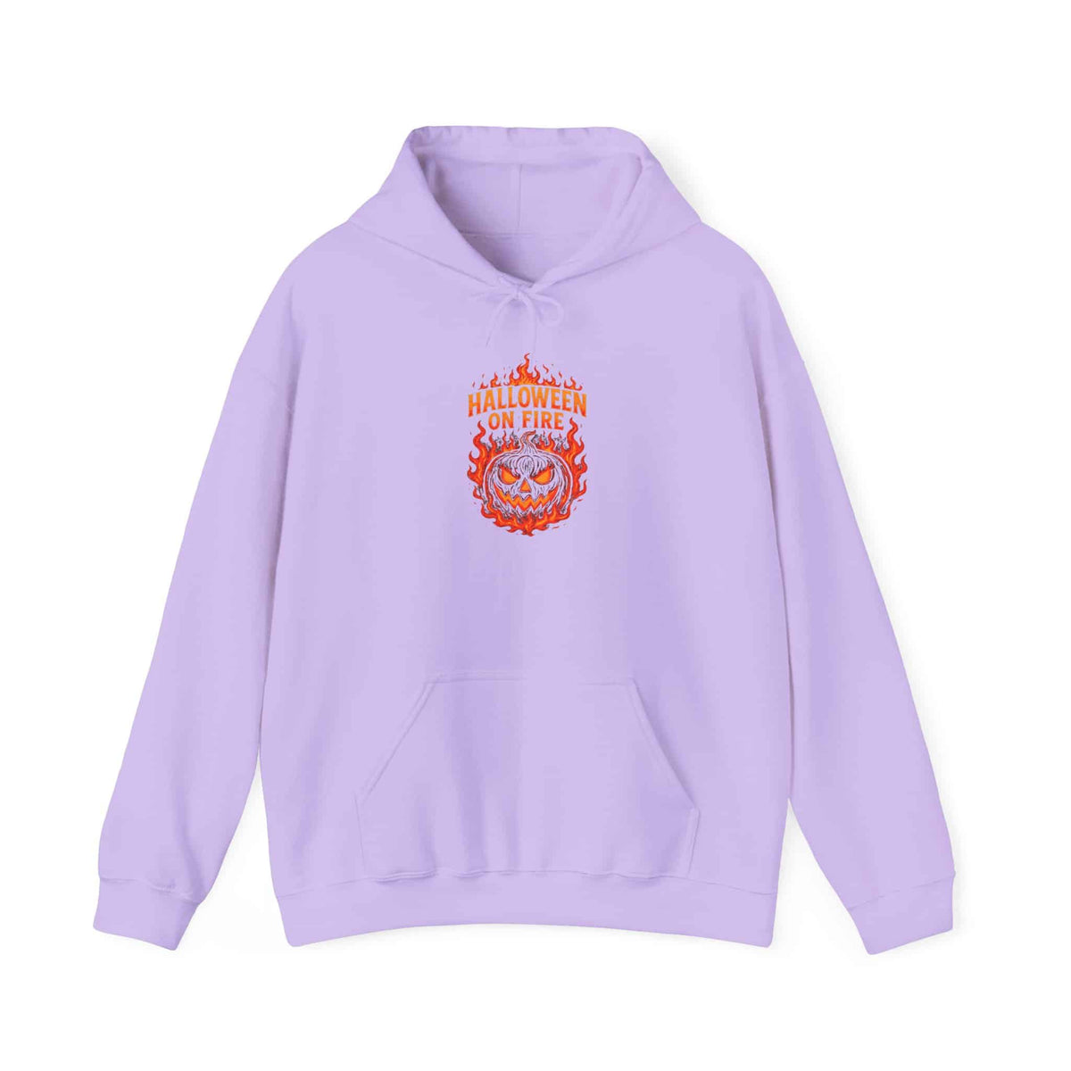 Halloween on Fire Hooded Sweatshirt - 3XL, Orchid image