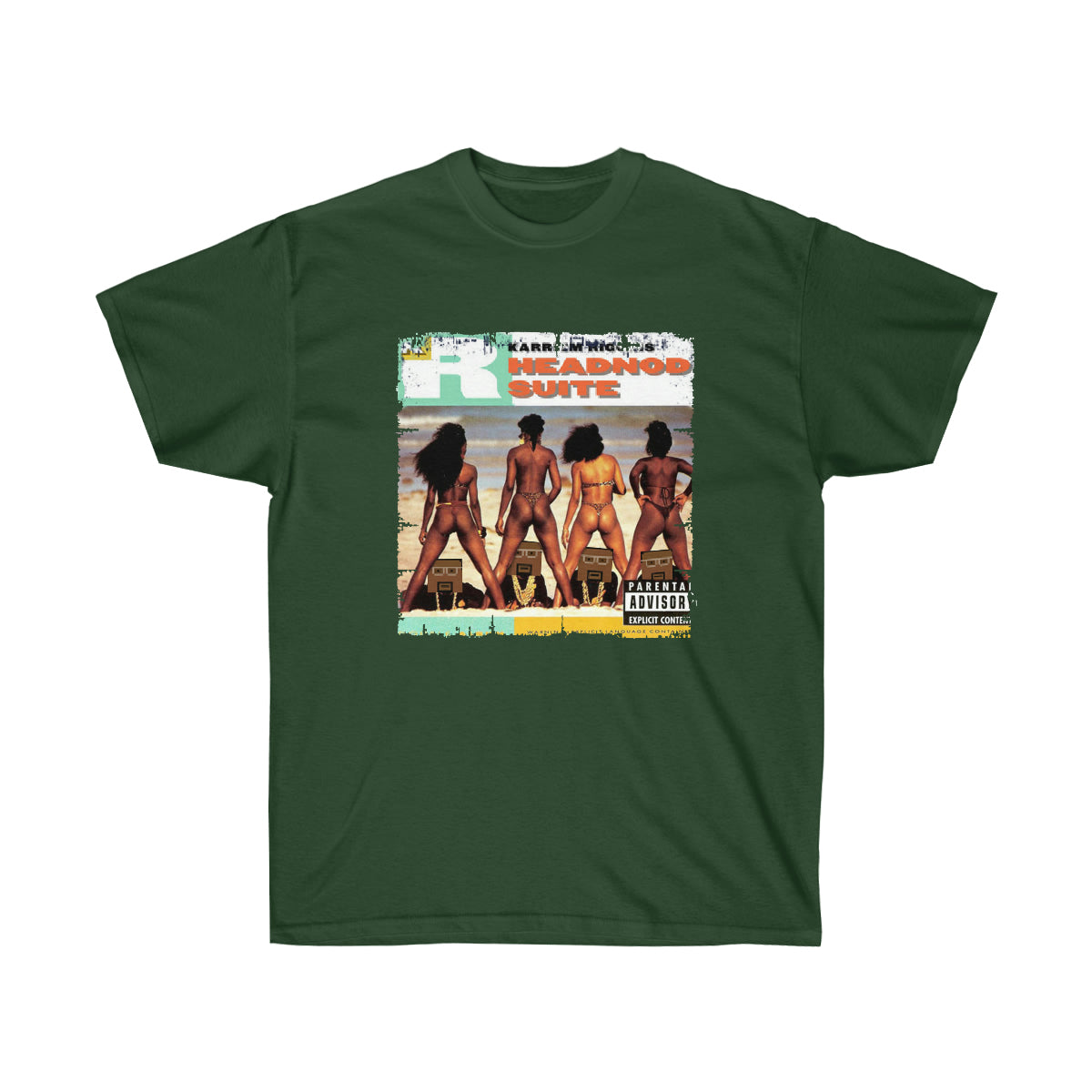 Rap Live Crew Men T-Shirt - Forest Green, L image
