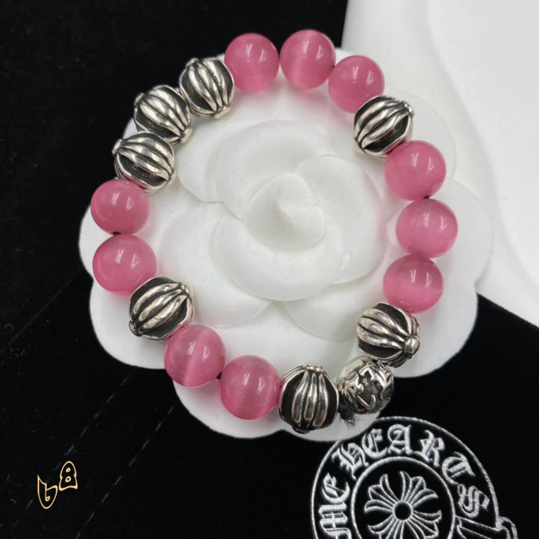 CH Pink Tiger Eye Stone Bracelet - CH0055 image 3