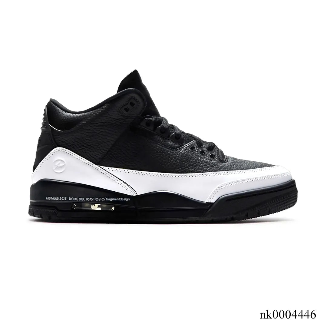Fragment x AJ 3 Black White Sample Shoes Sneakers – nk0004446 image 1
