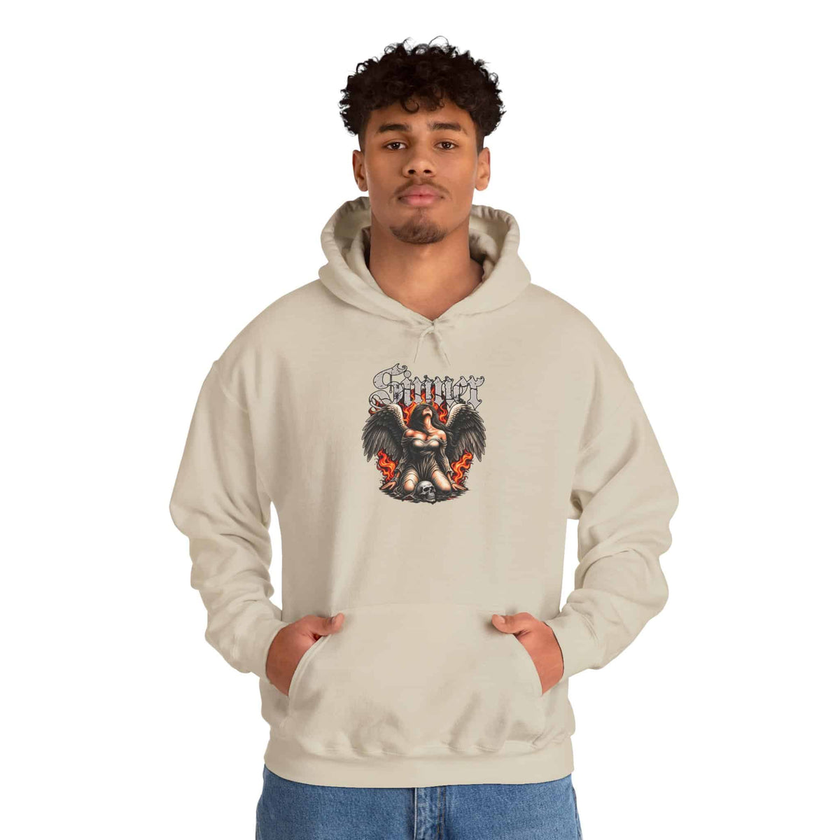 Sinner’s Flame Hooded Sweatshirt image 82
