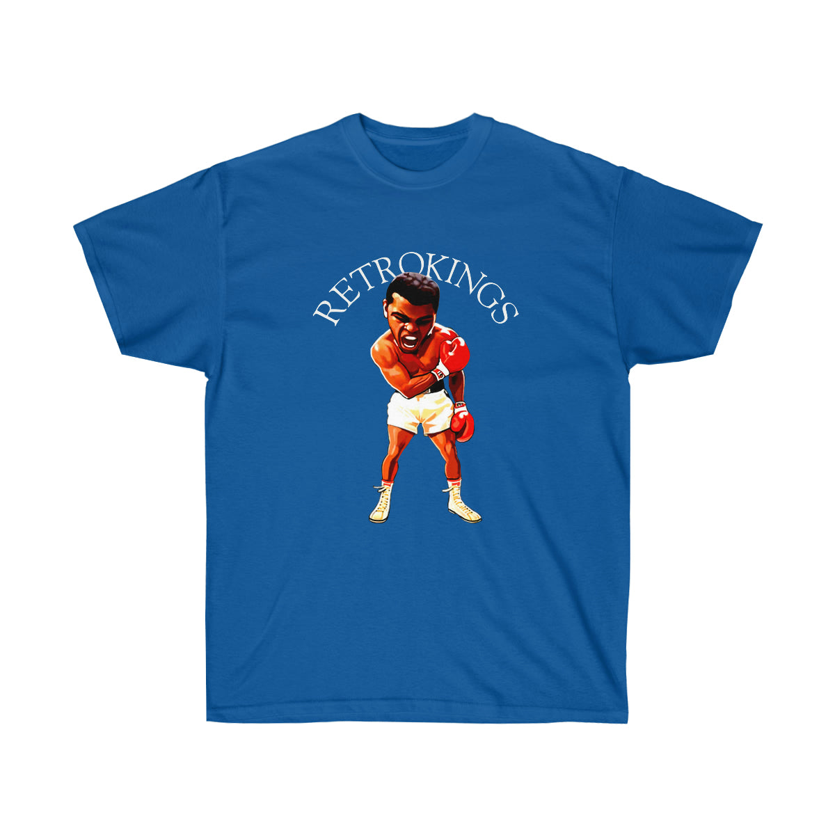 Rap Ali Retroking Men T-Shirt - Royal, M image