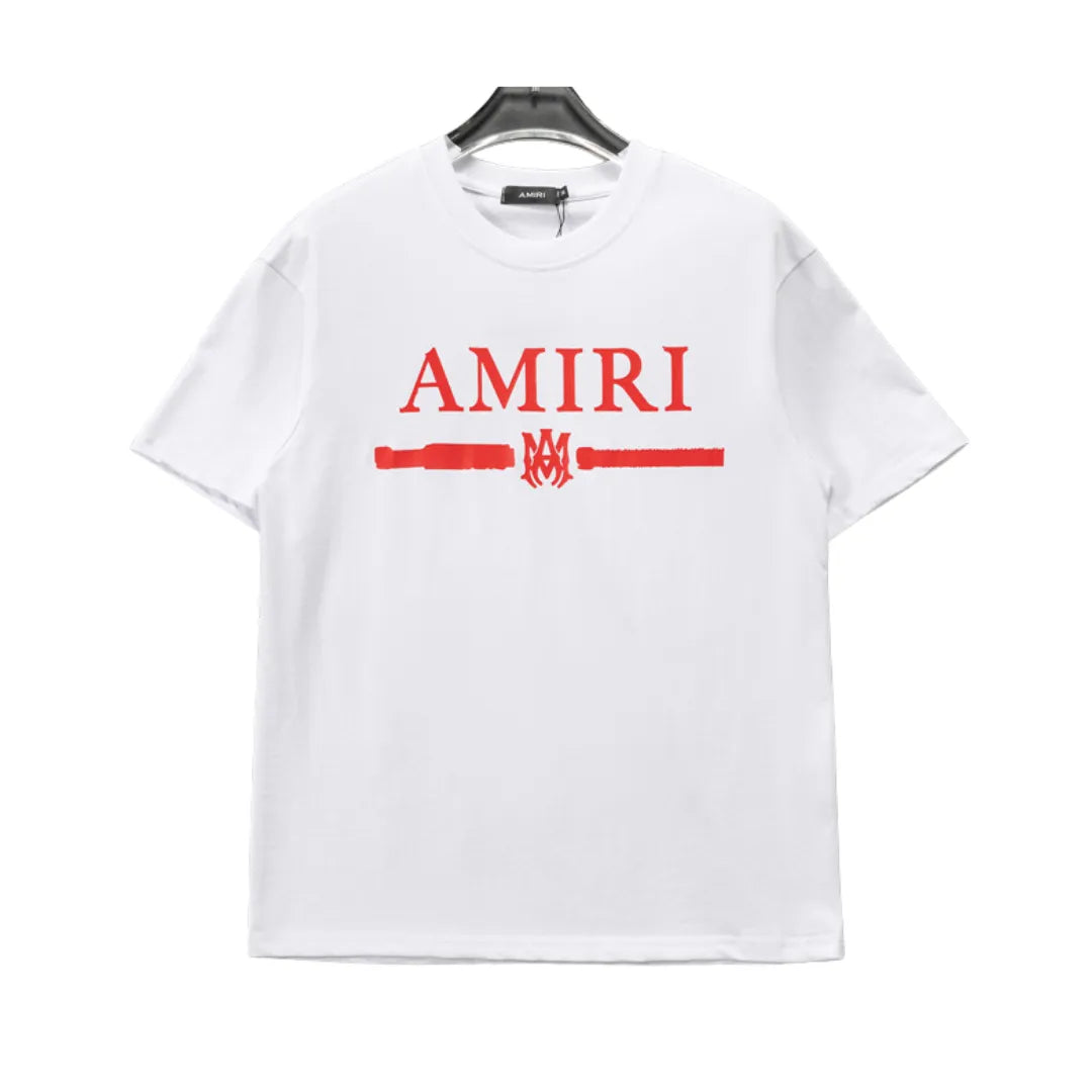 AM Logo-print Cotton T-shirt in White - 278 - ami0000278 - XXXL image