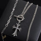 CH Cross Pendant Necklace - CH0040 image 5