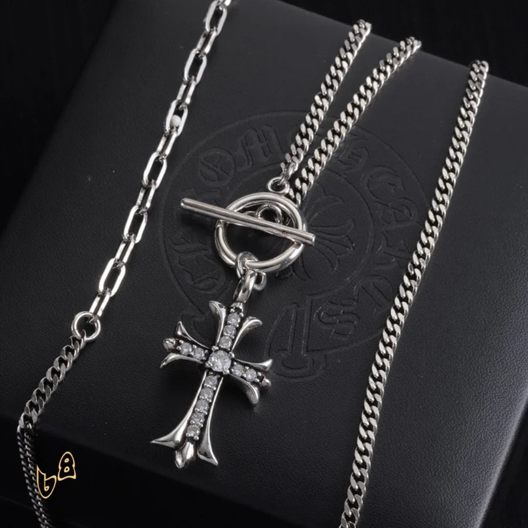 CH Cross Pendant Necklace - CH0040 image 5