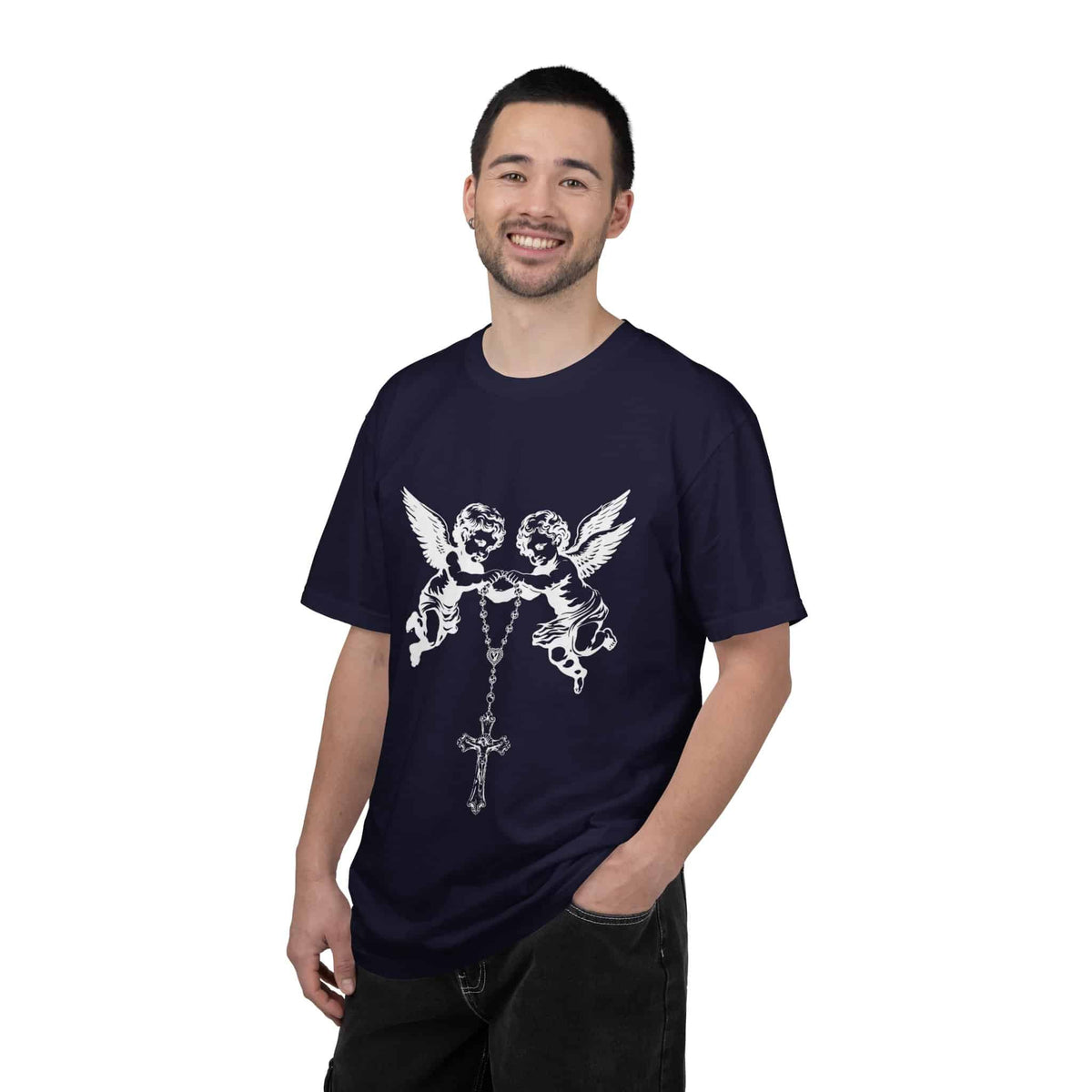 Heavenly Guardians Unisex Garment-Dyed T-shirt image 81