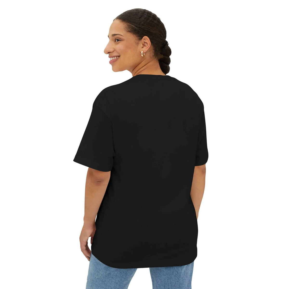 Neon Skull DJ Unisex Oversized Boxy Tee image 4