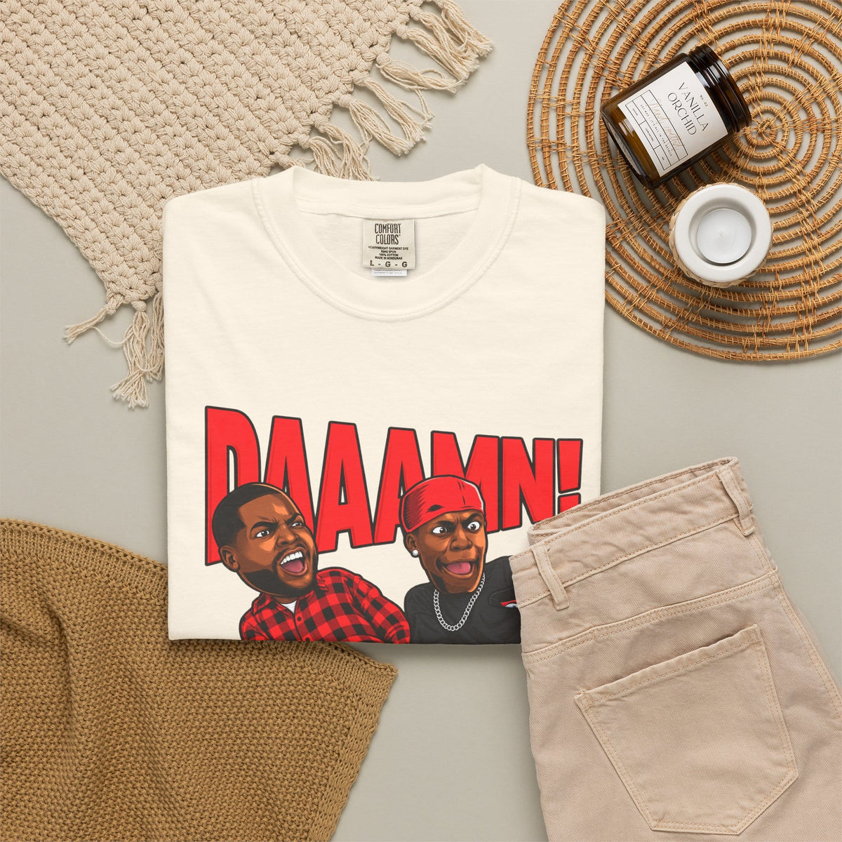 Graphic Print  Unisex Garment-Dyed T-shirt - POD0035 image 11