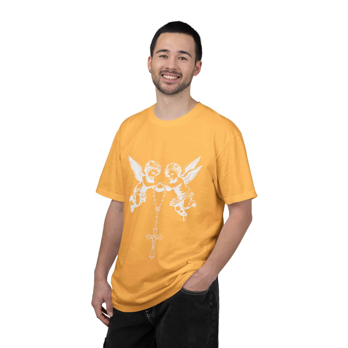 Heavenly Guardians Unisex Garment-Dyed T-shirt image 32