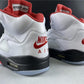 AJ 5 Fire Red Silver Tongue (2020) Shoes Sneakers - nk0000787 image 19