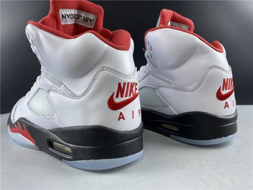 AJ 5 Fire Red Silver Tongue (2020) Shoes Sneakers - nk0000787 image 19