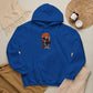Retro Skater Skeleton Halloween Hooded Sweatshirt image 64