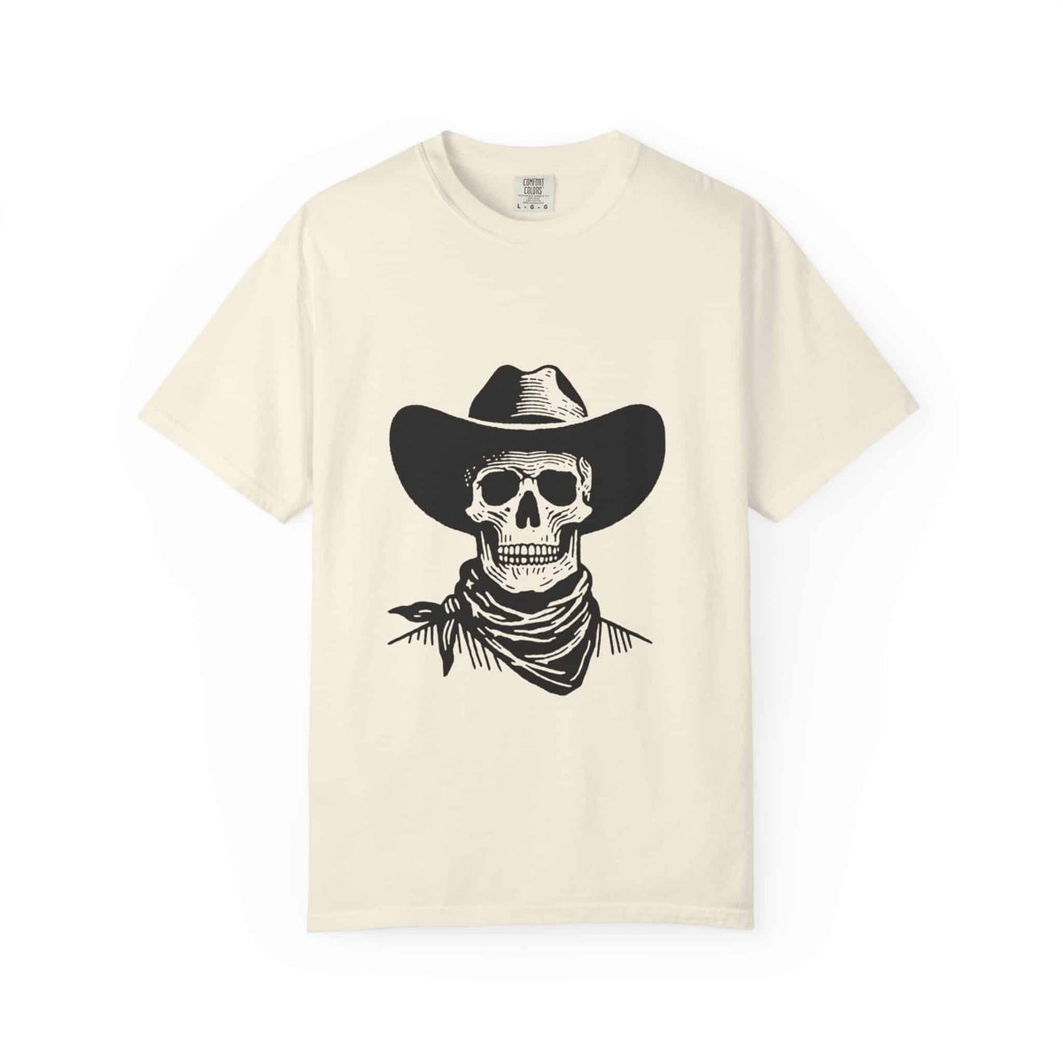 Outlaw Skull Unisex Garment-Dyed T-shirt image 14
