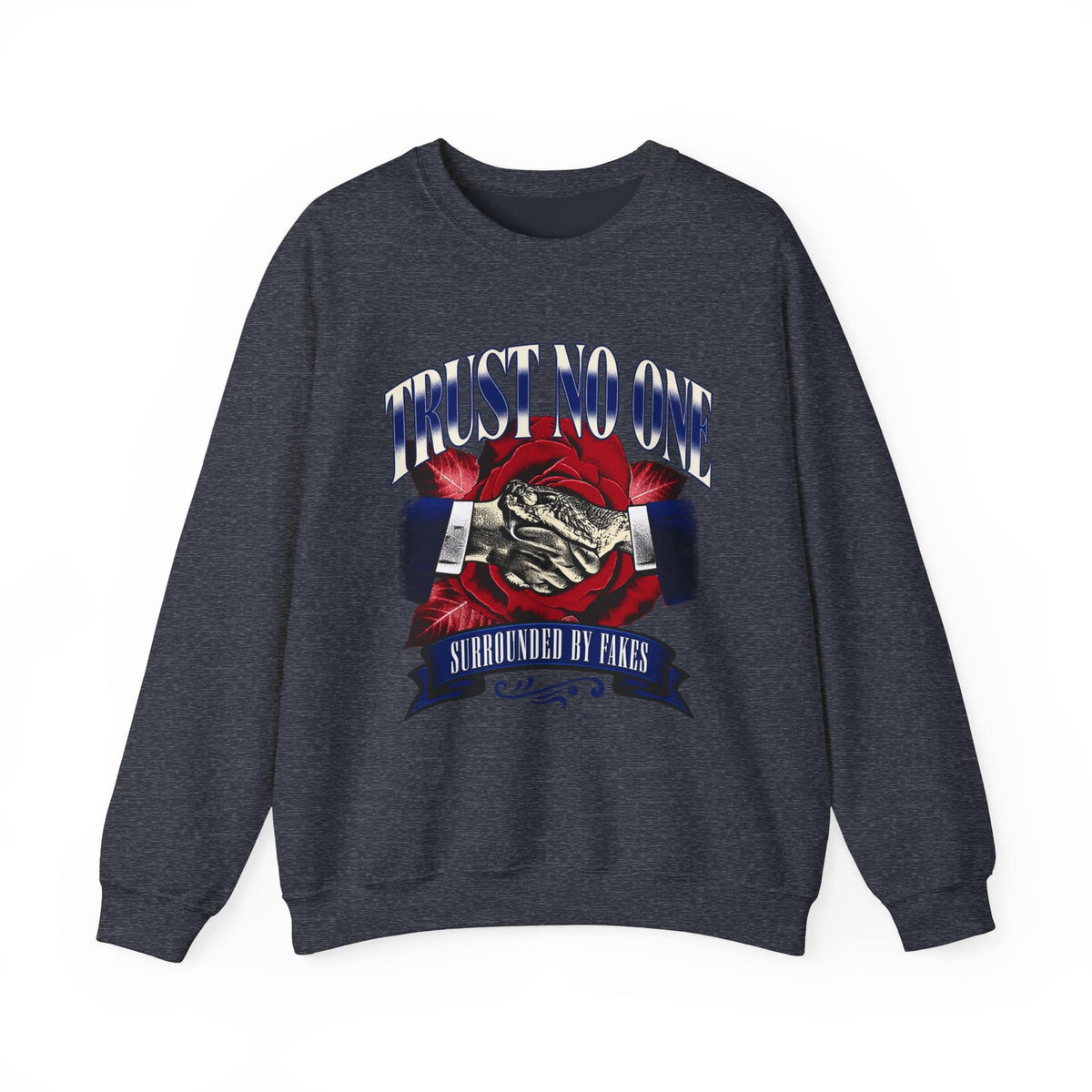 Graphic Print Crewneck Sweatshirt - POD0037 image 24