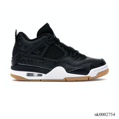 AJ 4 Retro Laser Black Gum Shoes Sneakers - nk0002754 image 0