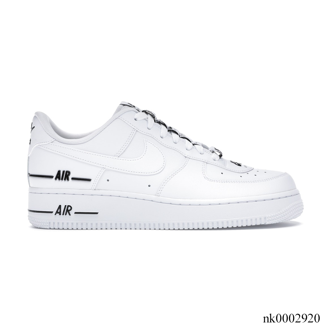AF 1 Low Double Air Low White Black Shoes Sneakers - nk0002920 image 0