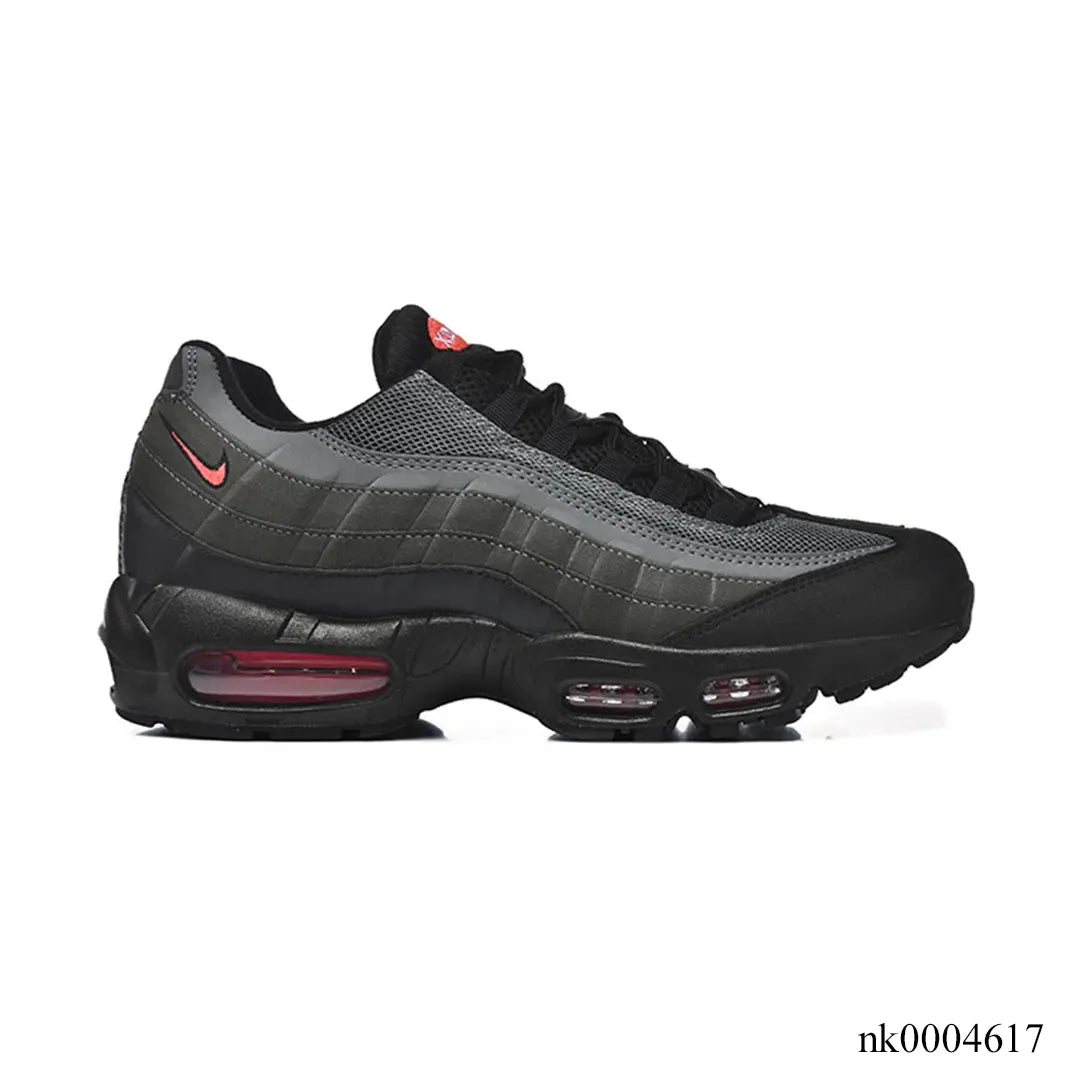 AM 95 Black Bright Crimson Shoes Sneakers - nk0004617 image