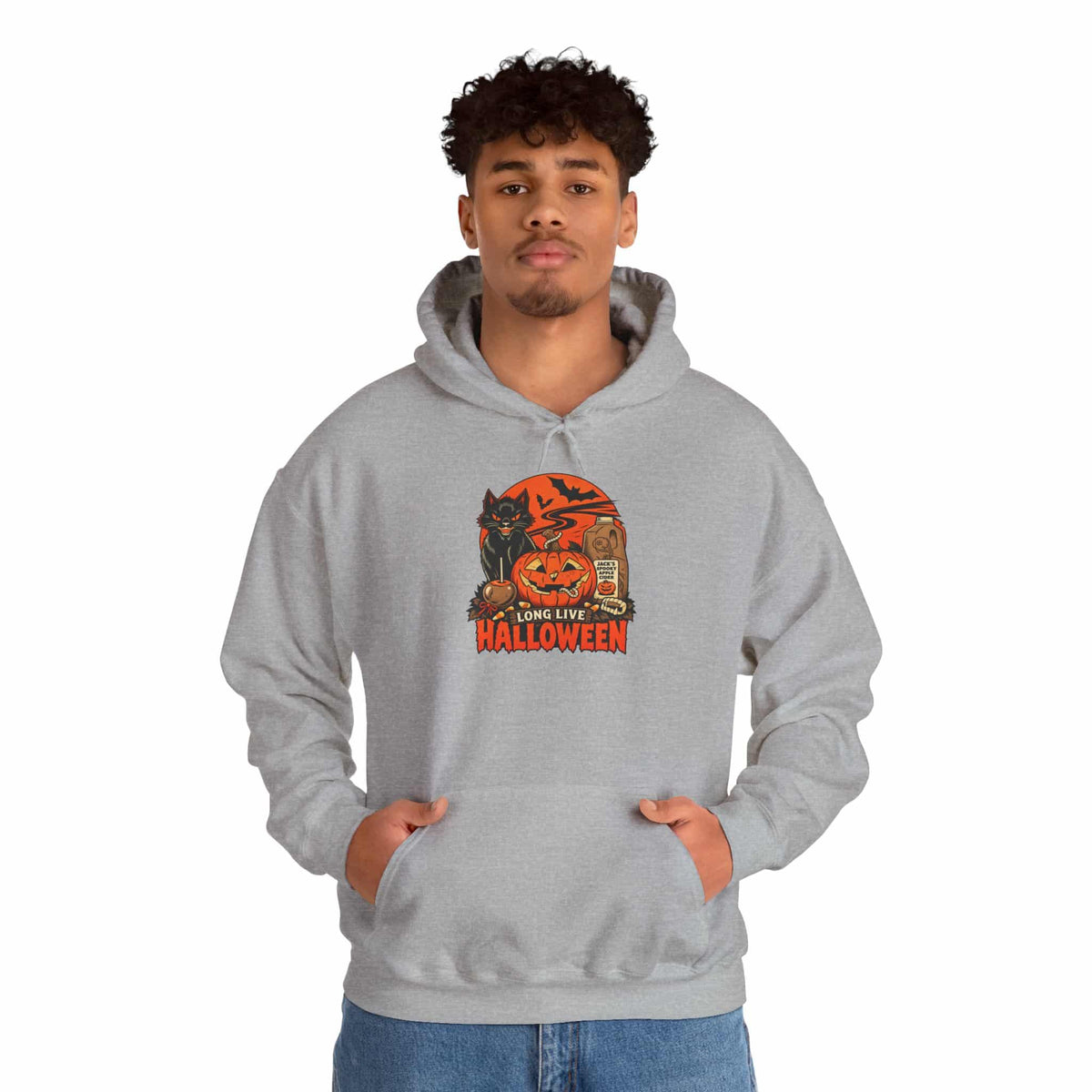 Midnight Cat Hooded Sweatshirt image 116