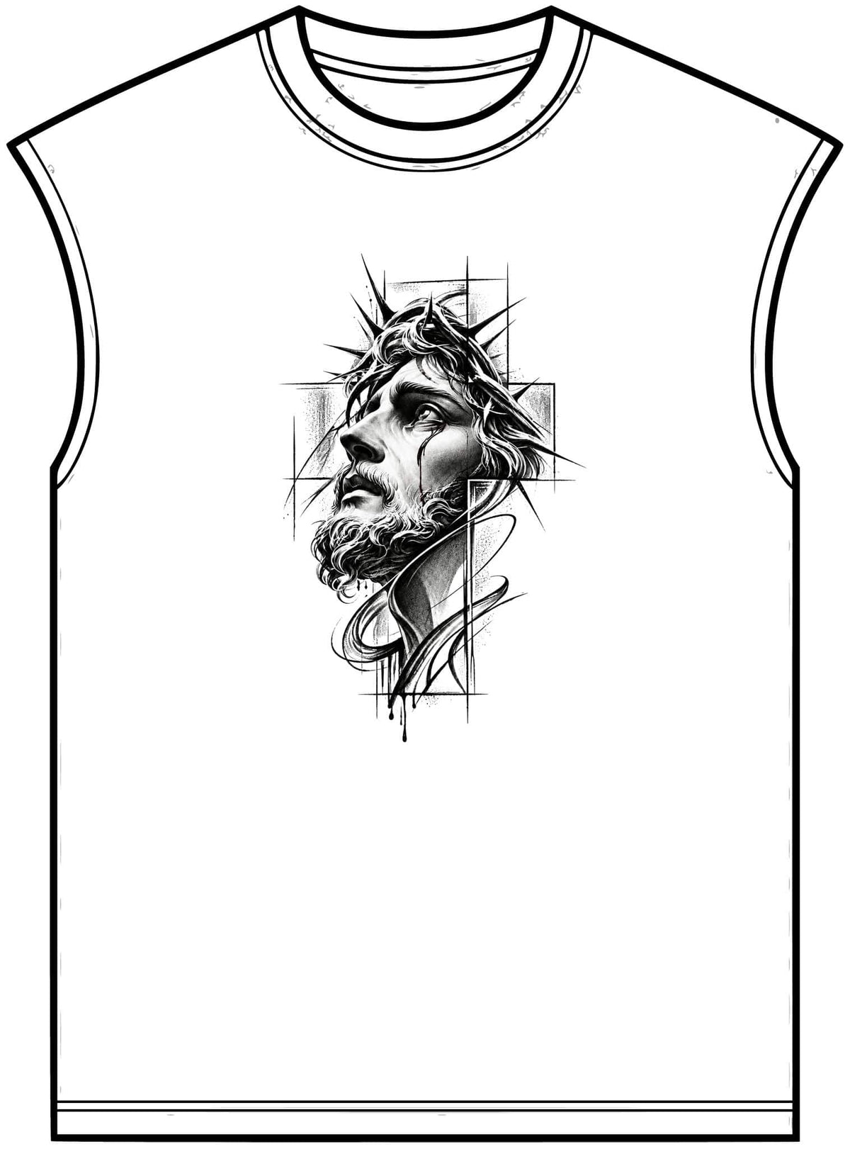 Crown of Faith 1 Unisex Garment-Dyed Muscle Tee image 0