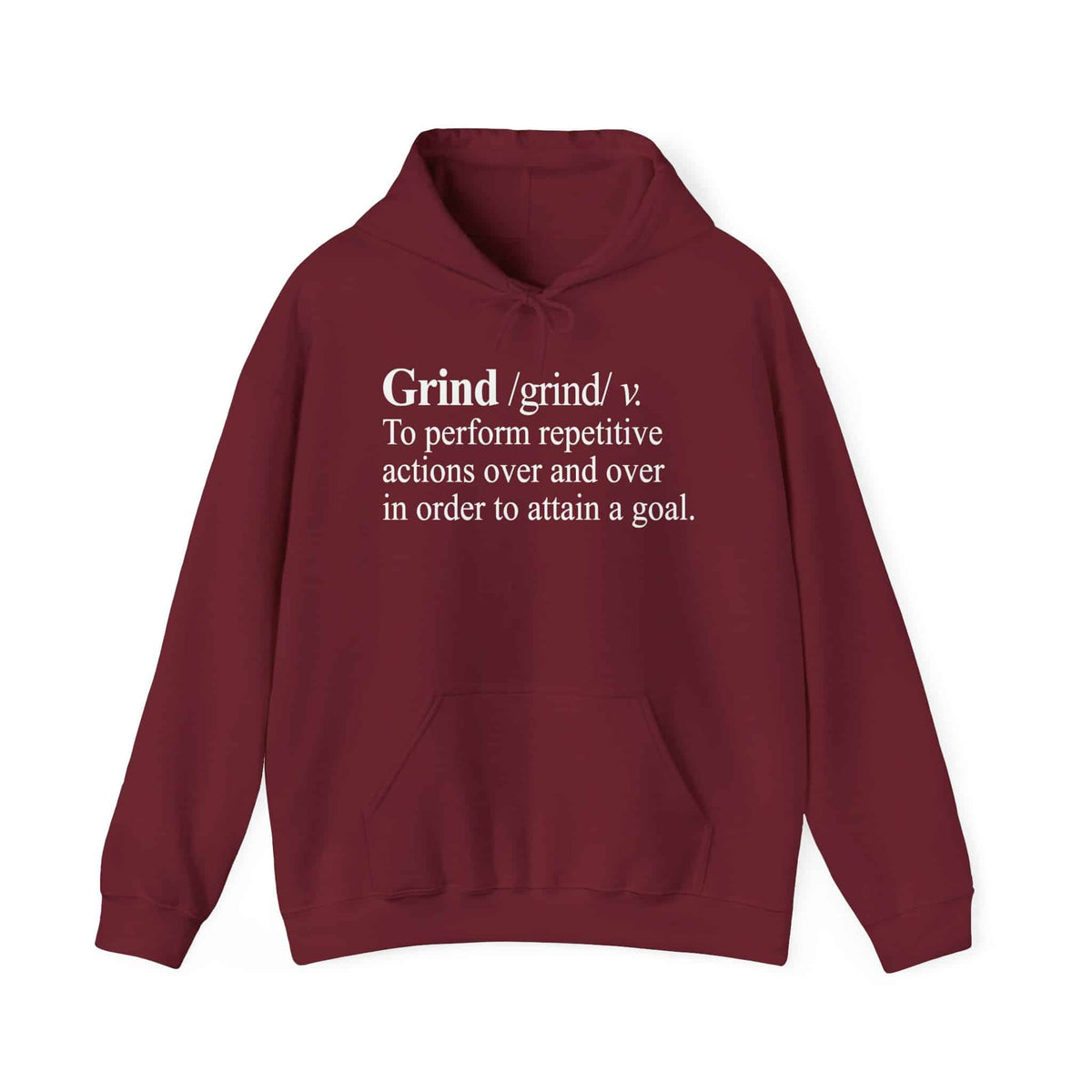 Grind Definition Sweatshirt - 5XL, Garnet image