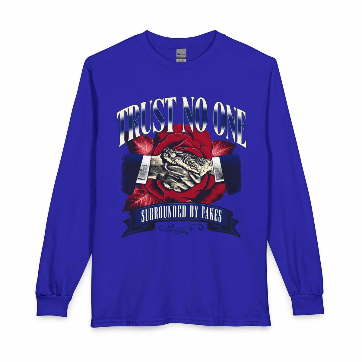 Graphic Print Long Sleeve T-Shirt - POD0037 image