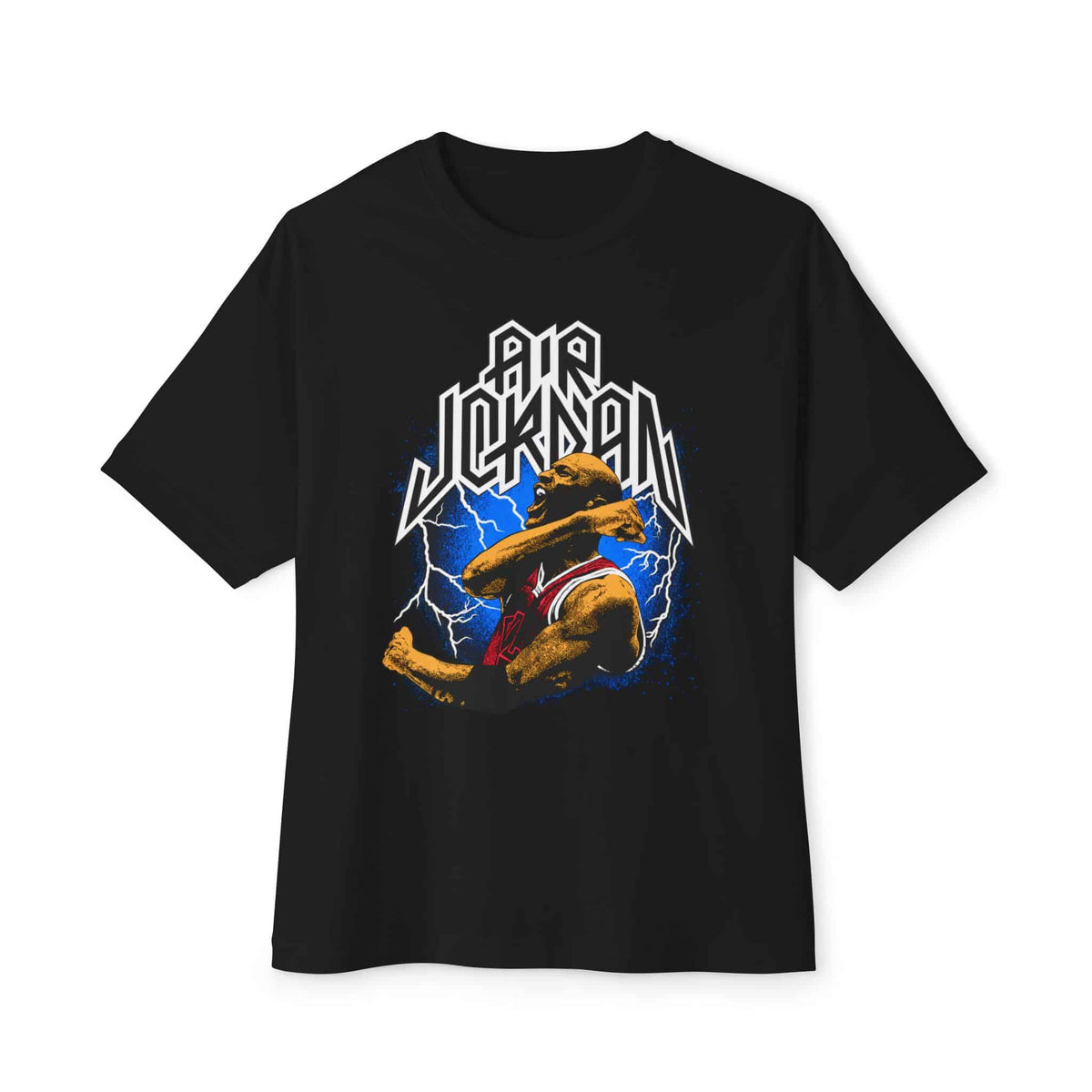 Airborne Legend Unisex Oversized Boxy Tee - Black, XL image