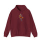 Halloween Basketball Hooded Sweatshirt - 4XL, Garnet image