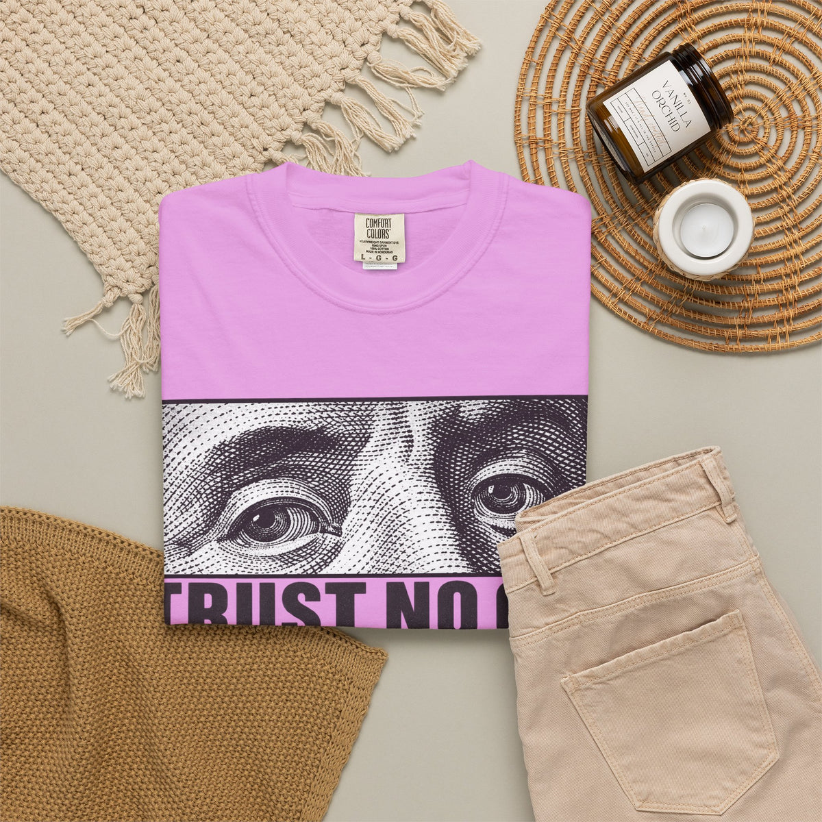 Graphic Print  Unisex Garment-Dyed T-shirt - POD0039 image 55