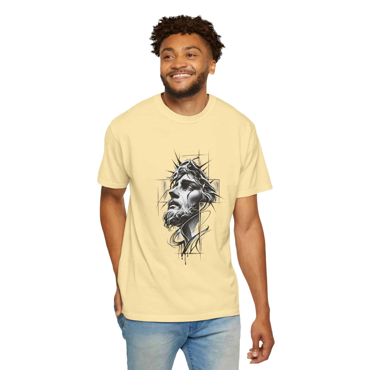 Crown of Faith 1 Unisex Garment-Dyed T-shirt image 24
