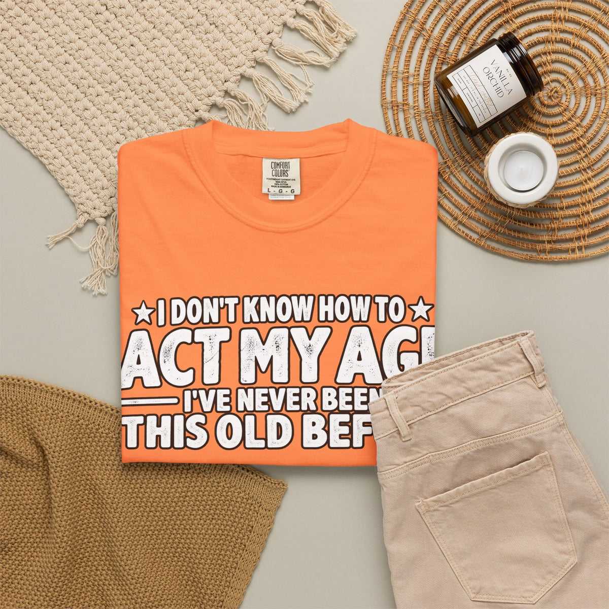 Graphic Print Unisex Garment-Dyed T-shirt – POD0034 image 7