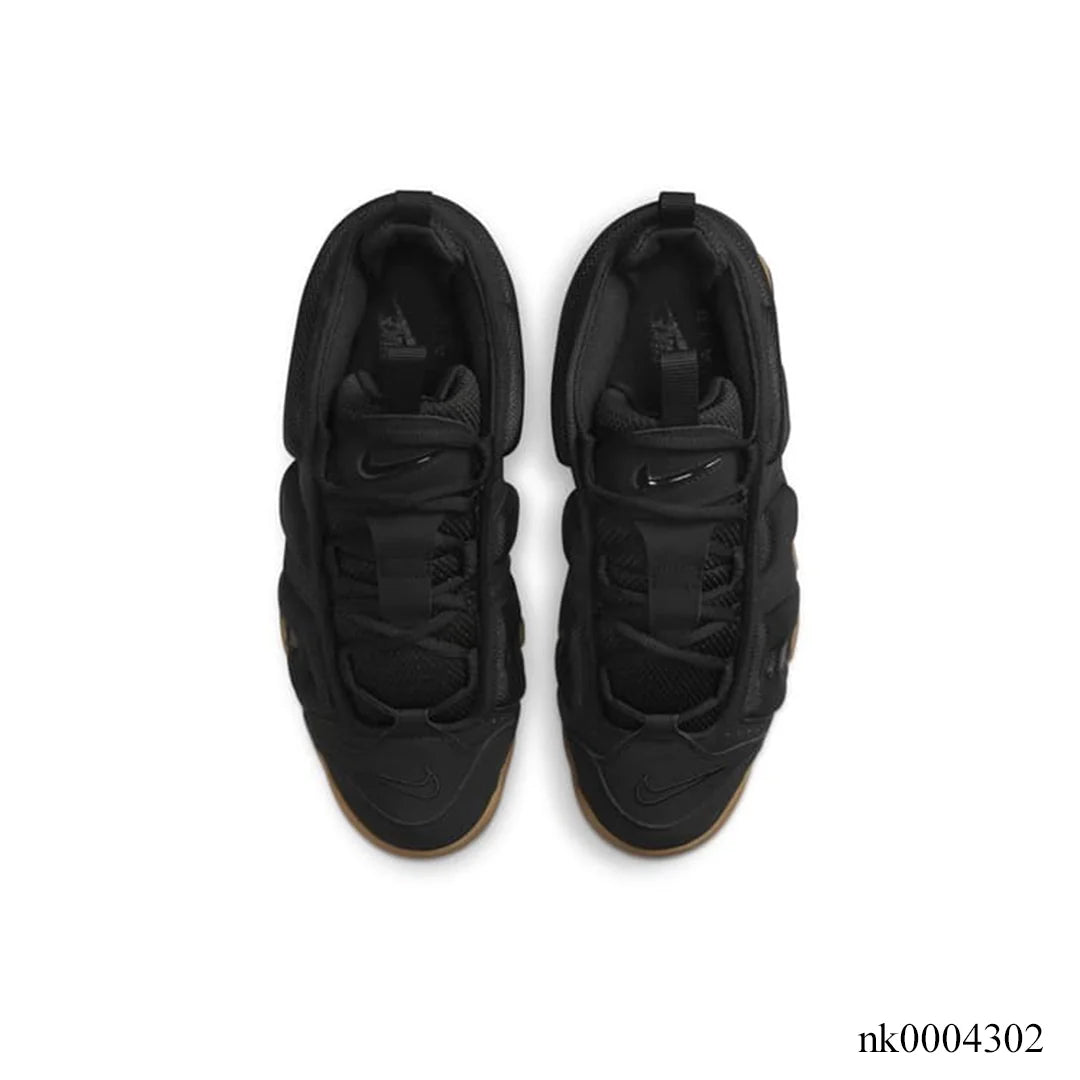 Air More Uptempo Low Black/Gum Shoes Sneakers - nk0004302 image 3