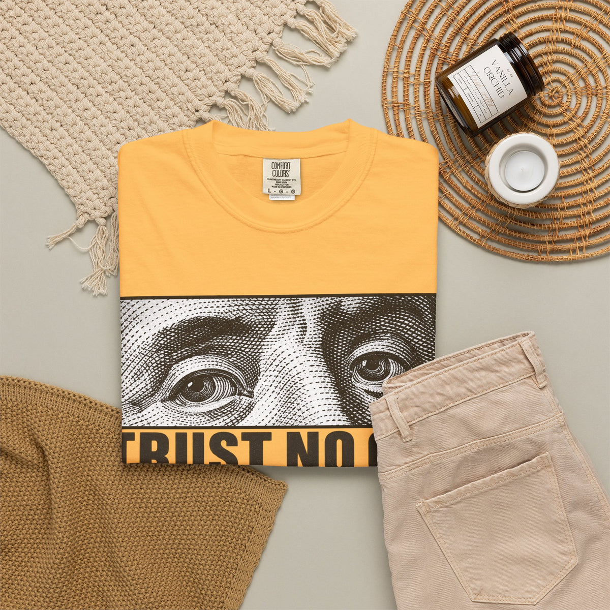 Graphic Print  Unisex Garment-Dyed T-shirt - POD0039 image 19