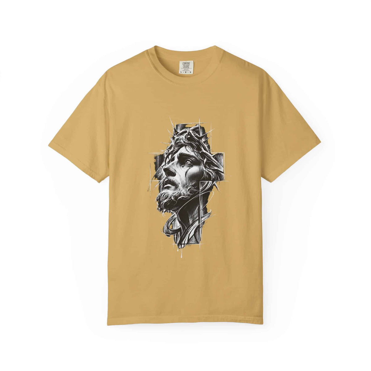Crown of Faith 2 Unisex Garment-Dyed T-shirt image