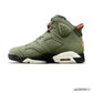 Travis Scott x AJ 6 Olive Shoes Sneakers – nk0000015 image 1