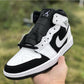 AJ 1 Mid White Black Shoes Sneakers - nk0000560 image 10