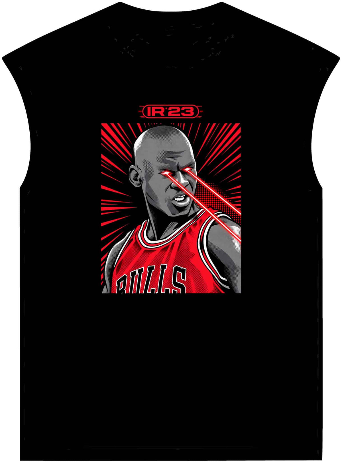 Graphic Print Unisex Garment-Dyed Muscle Tee - POD0032 image 0
