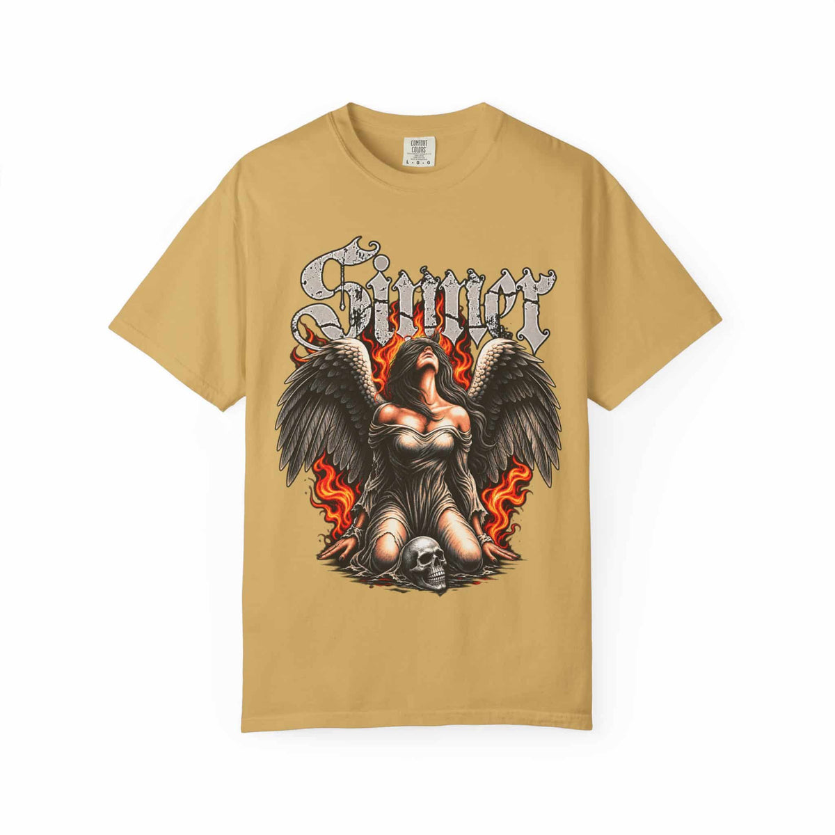 Sinner’s Flame Unisex Garment-Dyed T-shirt image 35