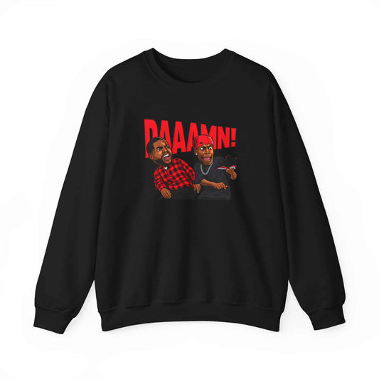 Graphic Print Crewneck Sweatshirt - POD0035 image 0